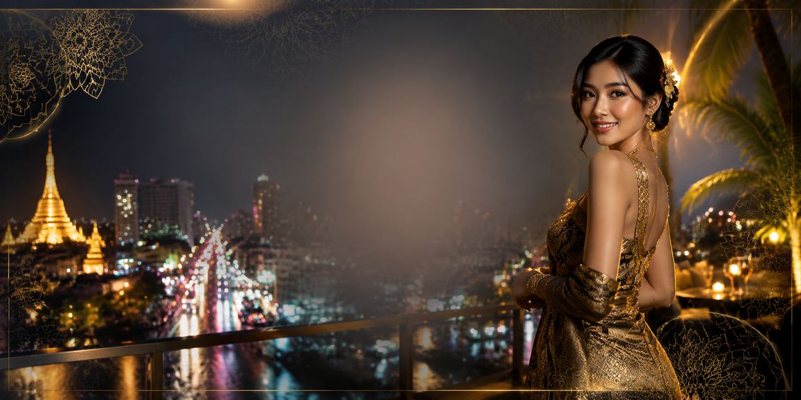 ရန်ကုန်မြို့လယ်တွင် လူဘဝနှင့် ရုပ်ရှင်ကာစီနို ဂိမ်း တိုက်ရိုက်ကစားနေသူများ