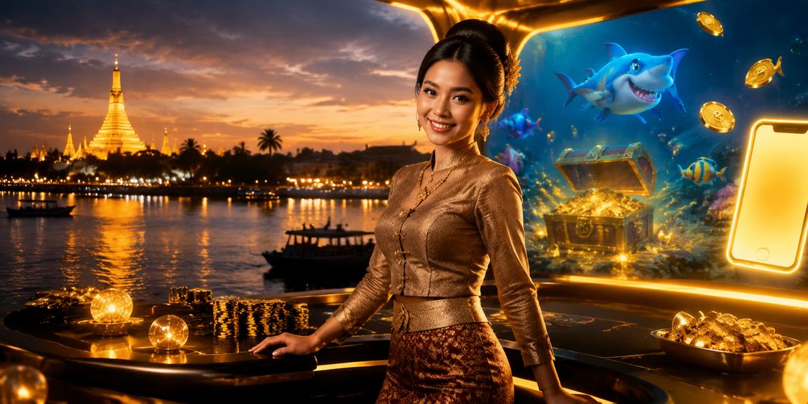 ရန်ကုန်မြစ်အနားငါးဖမ်းကစားသမားများ